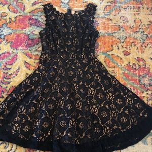 Black lace dress